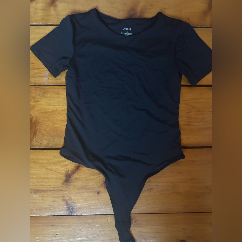 Ardene Black Short Sleeve Bodysuit